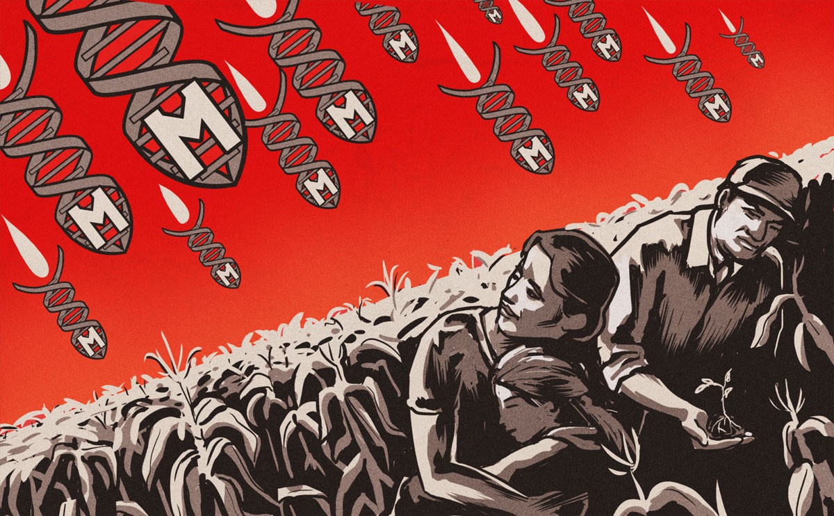 Мир против ГМО от Monsanto